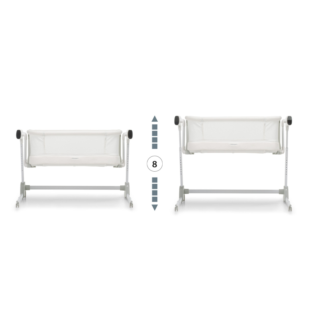 Height adjustable to 8 independent positions