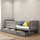 Interbeds Kubus Graphite - Teen's wooden bed - image 1 | Labebe