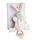 Lapin Etoile Doudou Bunny With Pacifier - რბილი სათამაშო პირსაწმენდით და საწოვარის საკიდით - image 1 | Labebe