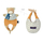 Doudou Amusette Bear - Мягкая игрушка-сумочка - изображение 1 | Labebe