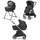 Inglesina Electa Upper Black System Duo - Детская модульная коляска - изображение 1 | Labebe