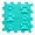 ORTOTO Lucky Paws / Stiff (Sea Turquoise) (1 pcs.-30*30 cm) - Коврик-пазл для сенсорного массажа стоп - изображение 1 | Labebe