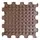 ORTOTO Little Pyramids / Stiff (Dark Chocolate) (1 pcs.-30*30 cm) - ხალიჩა-ფაზლი ფეხების სენსორული მასაჟისთვის - image 1 | Labebe