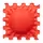 ORTOTO Shining Sun / Stiff (Light Red) (1 pcs.-30*30 cm) - Коврик-пазл для сенсорного массажа стоп для сенсорного массажа стоп - изображение 1 | Labebe