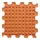 ORTOTO Little Pyramids / Stiff (Pumpkin Orange) (1 pcs.-30*30 cm) - Massage Puzzle Mat - image 1 | Labebe