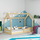 Interbeds Domek 1 Pine - Подростковая деревянная кровать с встроенным ящиком для хранения - изображение 1 | Labebe