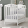 Erbesi Lucky Bianco / Grigio - Cot on wheels - image 1 | Labebe