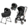 Peg Perego Vivace Bronze Noir -  საბავშვო ეტლი ტრანსფორმერი ავტოსავარძლით - image 1 | Labebe