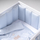Perina Fence Sateen Collection Blue - საბავშვო საწოლის ბამპერები - image 1 | Labebe