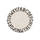 Lorena Canals Round Abc Natural-Negro/Natural-Black - Washable handcrafted rug - image 1 | Labebe