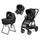 Peg Perego Veloce Town & Country True Black - საბავშვო ეტლი ტრანსფორმერი ავტოსავარძლით - image 1 | Labebe