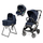 Peg Perego Vivace Special Edition Blue Shine - Baby modular system stroller with a car seat - image 32 | Labebe