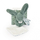 Lapin Doudou Green Rabbit - Мягкая игрушка с платочком - изображение 1 | Labebe