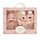 Lapin Doudou Coffret Booties And Doudou Pink - Детские тапочки в подарочной упаковке - изображение 1 | Labebe