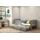 Interbeds Kubus Double Graphite - Teen wooden double bed - image 1 | Labebe