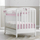 Erbesi Tatino Bianco / Rosa - Детская кроватка на колесиках - изображение 1 | Labebe
