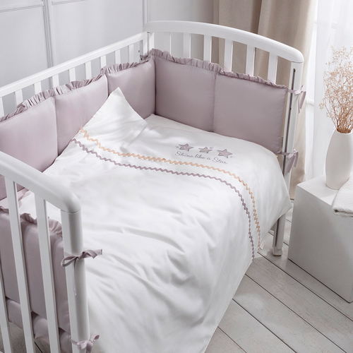 Perina Toys Grey - Baby Bedding Set - image 1 | Labebe