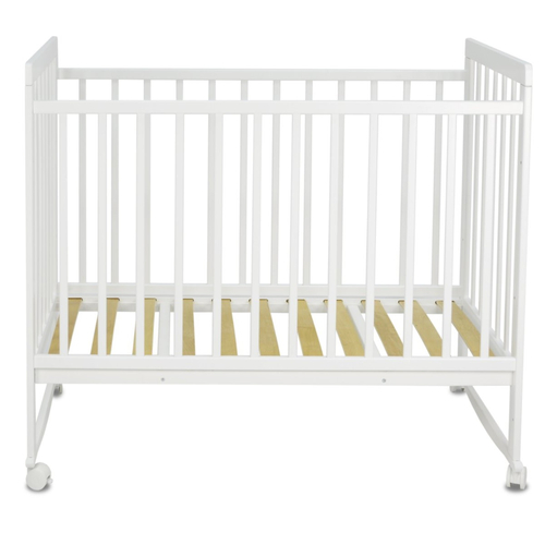 SKV Company Babyton White - Детская кроватка на колесиках - изображение 2 | Labebe