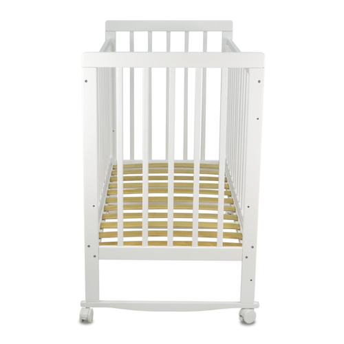SKV Company Babyton White - Детская кроватка на колесиках - изображение 3 | Labebe