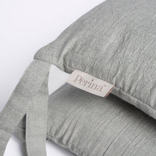 Perina Soft Cotton Grey-Oliva - Бортики на кроватку - изображение 7 | Labebe