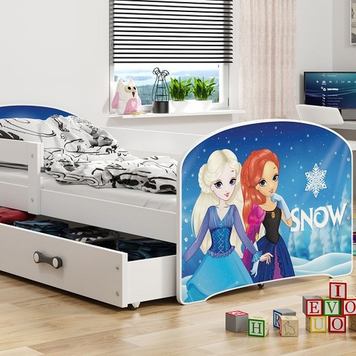 Interbeds Luki Snow - Teen wooden bed - image 1 | Labebe