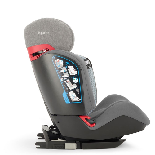 Inglesina Gemino I-Fix 1-2-3 Vulcan Black - Baby car seat - image 7 | Labebe