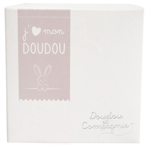 Ours Boite Fleur Nature Bear - Soft toy with a handkerchief - image 4 | Labebe