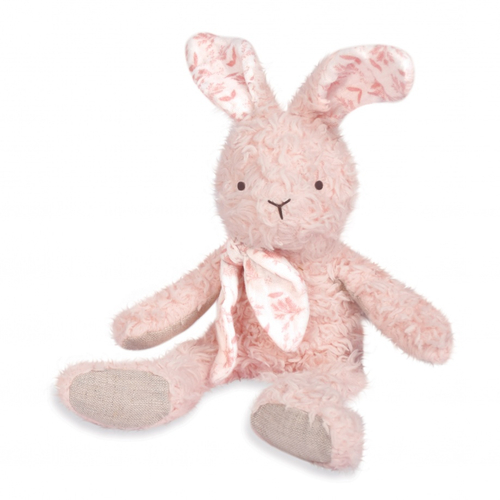 Doudou Botanic Organic Pantin Bunny Pink - Мягкая игрушка - изображение 2 | Labebe