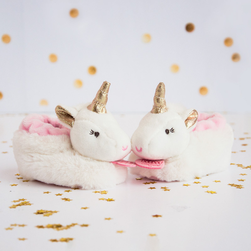 Unicorn Booties With Rattle - Baby slippers with rattles - image 6 | Labebe