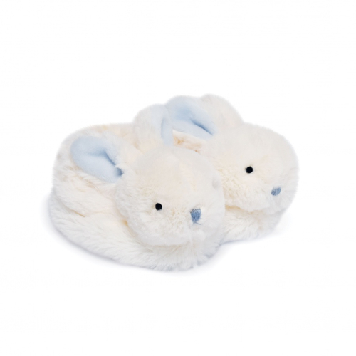 Lapin Bonbon Booties With Rattle Blue 0/6 Months - Baby slippers with rattles - image 2 | Labebe