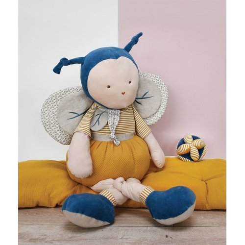 Pollen The Organic Bee Sensory Balls With Rattle - Soft ball with rattle - image 6 | Labebe