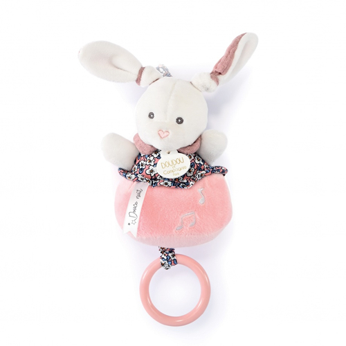 BOH'AIME Bunny Pink Music Box - Soft toy with music box - image 2 | Labebe