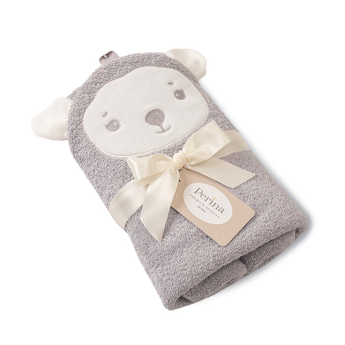 Perina Muzzle Grey - Детское банное полотенце - изображение 1 | Labebe