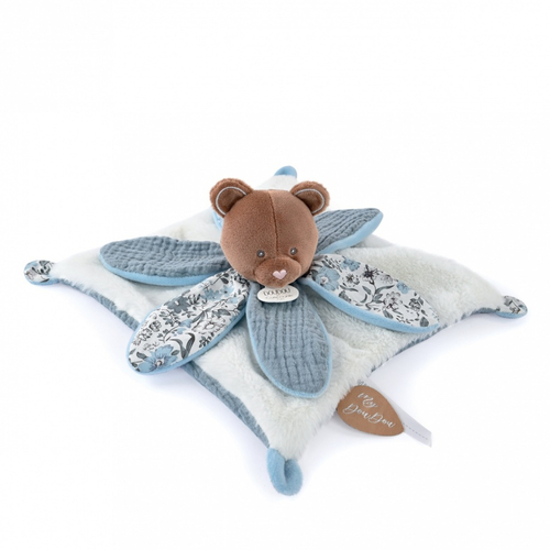 BOH'AIME Bear Doudou Petal - Soft toy with a handkerchief - image 2 | Labebe