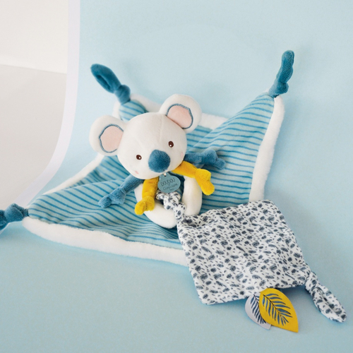 Yoca Le Koala Doudou - Soft toy with a handkerchief - image 6 | Labebe