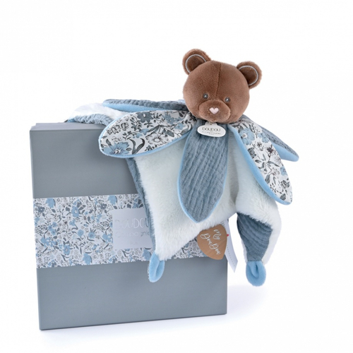 BOH'AIME Bear Doudou Petal - Soft toy with a handkerchief - image 1 | Labebe