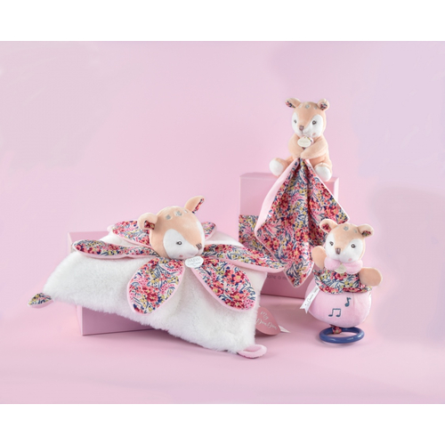 BOH'AIME Deer Doudou Petal - Soft toy with a handkerchief - image 4 | Labebe