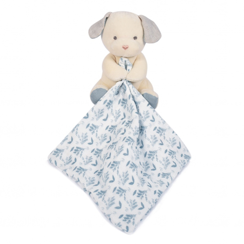 Doudou Botanic Organic Dog Pm With Doudou Blue - Мягкая игрушка с платочком - изображение 2 | Labebe