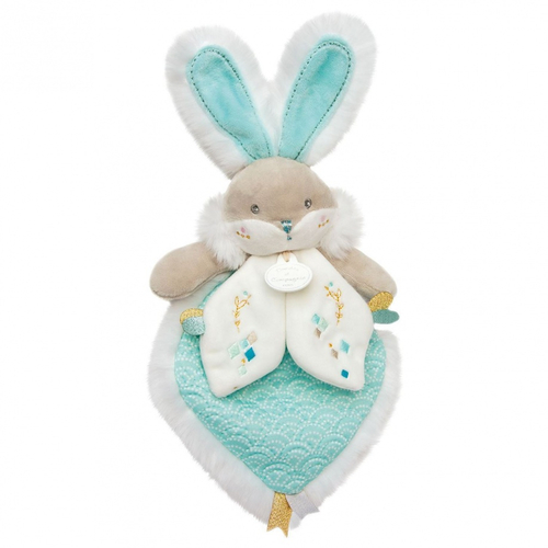 Lapin De Sucre Almond Doudou - Мягкая игрушка с платочком - изображение 2 | Labebe