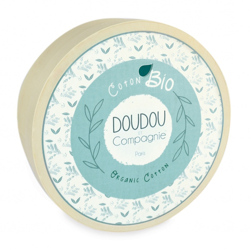 Doudou Botanic Organic Mouse Pm With Doudou Green Olive - Мягкая игрушка с платочком - изображение 3 | Labebe