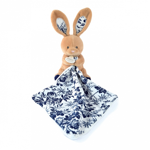 BOH'AIME Bunny Navy Plush With Comforter - რბილი სათამაშო პირსაწმენდით - image 2 | Labebe