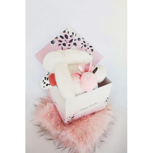 Happy Blush Doll Pompon Pink - რბილი სათამაშო პირსაწმენდით - image 8 | Labebe