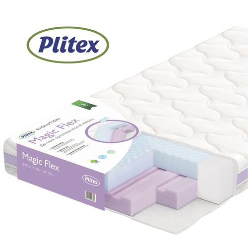 Plitex Magic Flex - Children's orthopedic and anatomic mattress - image 1 | Labebe
