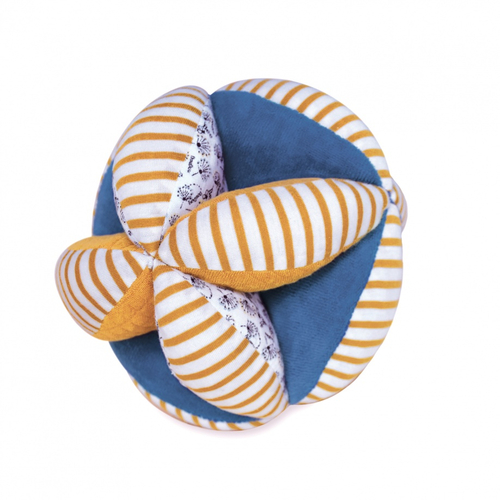 Pollen The Organic Bee Sensory Balls With Rattle - Мягкий мяч с погремушкой - изображение 3 | Labebe