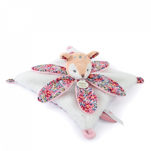 BOH'AIME Deer Doudou Petal - Soft toy with a handkerchief - image 2 | Labebe