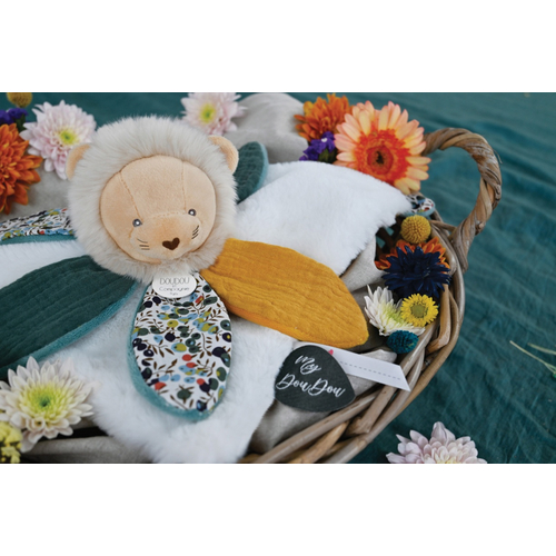 BOH'AIME Lion Doudou Petal - Мягкая игрушка с платочком - изображение 6 | Labebe