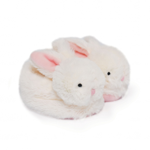 Lapin Bonbon Booties With Rattle Pink 0/6 Months - Baby slippers with rattles - image 2 | Labebe
