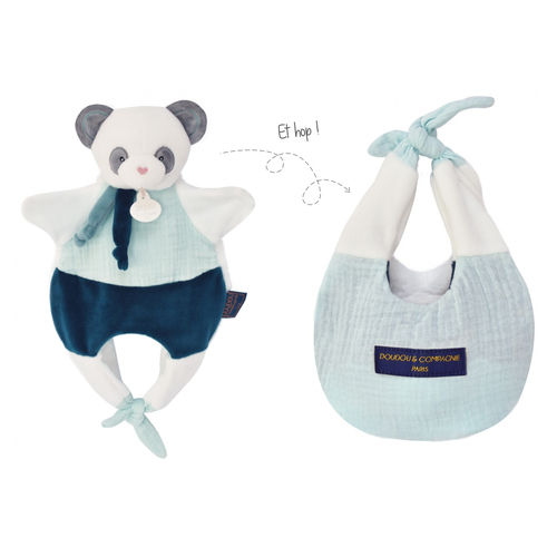Doudou Amusette Panda - რბილი სათამაშო-ჩანთა - image 1 | Labebe