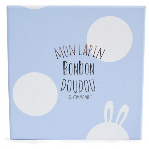 Lapin Bonbon Booties With Rattle Blue 0/6 Months - საბავშვო ჩუსტები საჩხარუნოთი - image 3 | Labebe