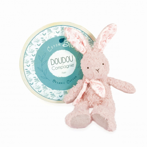 Doudou Botanic Organic Pantin Bunny Pink - Soft toy - image 1 | Labebe